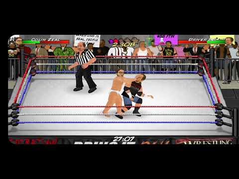 Driver 88 Vs. Colin Zeal in a 1 on 1 match (wrestling revolution gameplay)