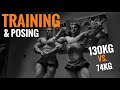 130kg vs. 74kg - Training & Posing im Golds Gym