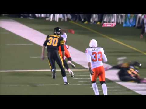 CFL Recap: BC 37, Hamilton 17 - October 12, 2012