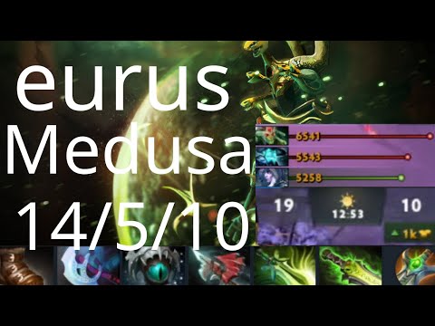 eurus Medusa vs Sccc Drow Ranger, Ember Spirit, Axe - farming matters - dota2