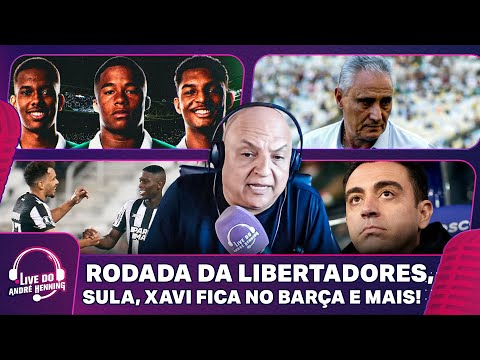 VIRADA ÉPICA DO PALMEIRAS, FLA PERDE A PRIMEIRA NO ANO, DIA DO 'FICO' DE XAVI E MAIS | LIVE DO ANDRÉ