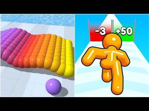 TALL MAN RUN VS Canvas Run - All Levels SpeedRun Gameplay | Pipo Games