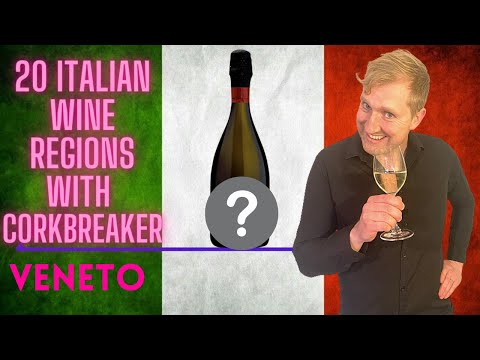 20 Italian Wine Regions with Corkbreaker - Veneto