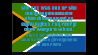 South Africa and the World Apart