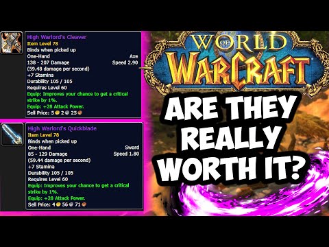 How Good are the Rank 14 Weapons Really?