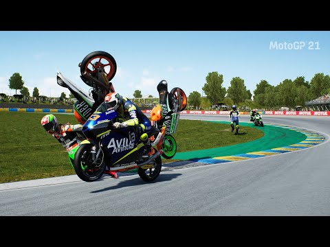 MotoGP 21 Career Mode Part 3 - Slightly Fewer Crashes