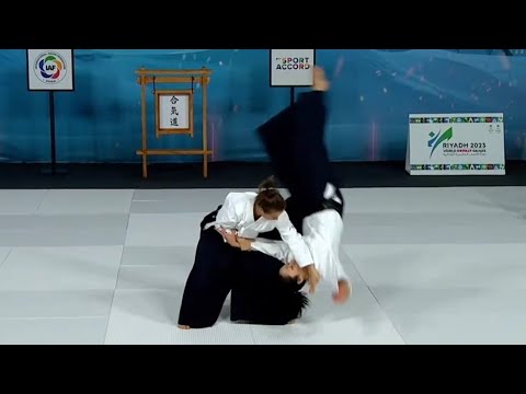 Cécile Rayroles and Nora Weller at World Combat Games 2023 (Ryiadh)