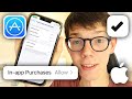 How To Turn On In App Purchases On IPhone And IPad Full Guide