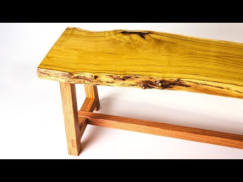 Making a Live Edge Wood Bench | Woodworking | How to