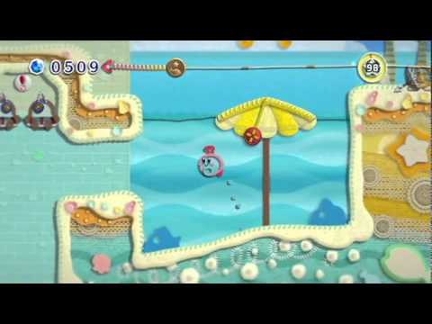 video kirby au fil de l'aventure wii