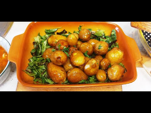 MLADI KROMPIR IZ RERNE - VEGAN- NEW POTATOES FROM THE OVEN