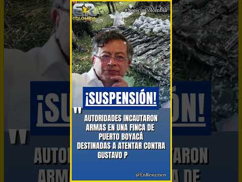 HALLAN ARSENAL EN FINCA DE PUERTO BOYACÁ #colombia #ultimahora