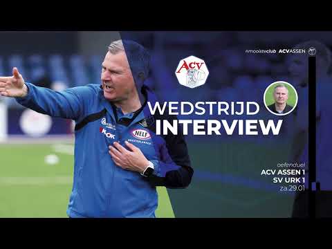 Interview Fred de Boer na afloop van ACV – SV Urk