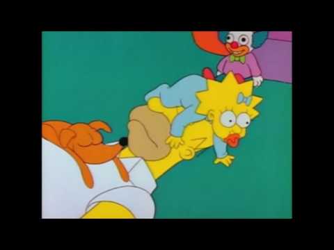 Homer Falls Down The Stairs - The Simpsons