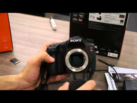 Sony SLT A77V and DT 16 -105mm α Lens Alpha - Unboxing and Hands On - iGyaan (DSLR)