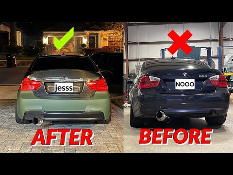 E90 335i gets three exterior mods that change everything