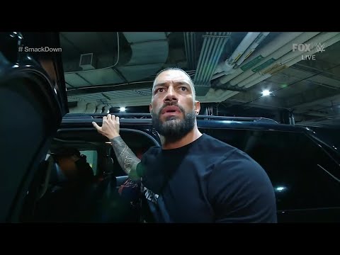 Roman Reigns Runs Away From Brock Lesnar - WWE Smackdown 3/18/22 (Full Segment)