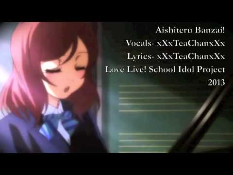 [Love Live] Aishiteru Banzai! English Cover (TeaChan)