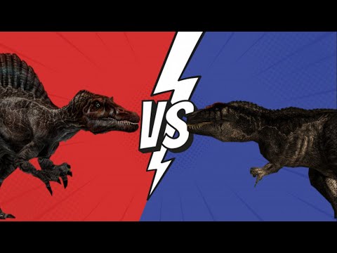 Spinosaurus VS Carcharadontosaurus JPOG Battles #19