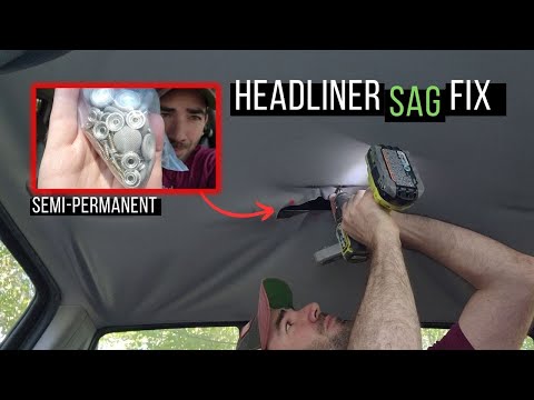 I Fixed My Sagging Car Headliner (and you can too!)