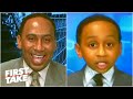 Stephen A. reacts to BABY First Take