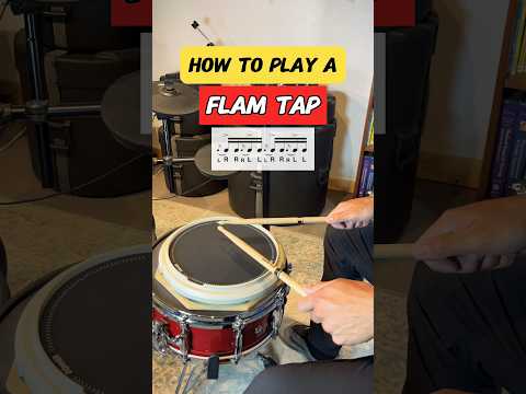 How to play a FLAM TAP! #drums