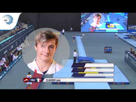 Loris CLAUSIER (FRA) - 2018 Tumbling Europeans, junior final