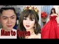 Man To Woman Makeup Transformation Boy To Beauty Queen
