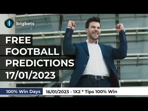 FOOTBALL PREDICTIONS TODAY|1X2 * TIPS 100% WIN 16/01/2023|FREE SOCCER PREDICTIONS@ibigbets