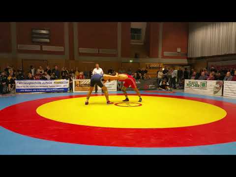 23.11.19 KSC Niedernberg vs. RWG - 86kg Freistil: Aaron Sommer vs Cihan Besli