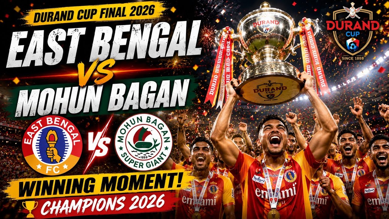 East Bengal vs Mohun Bagan 🔥 | Durand Cup Final 2026 🏆 | Winning Moment East bengal 