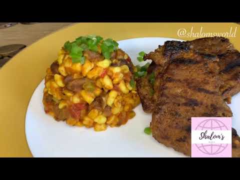 Curried Samp and Brown Beans Recipe | Manhuchu | Umnqgusho | Zimbabwe | Southern Africa