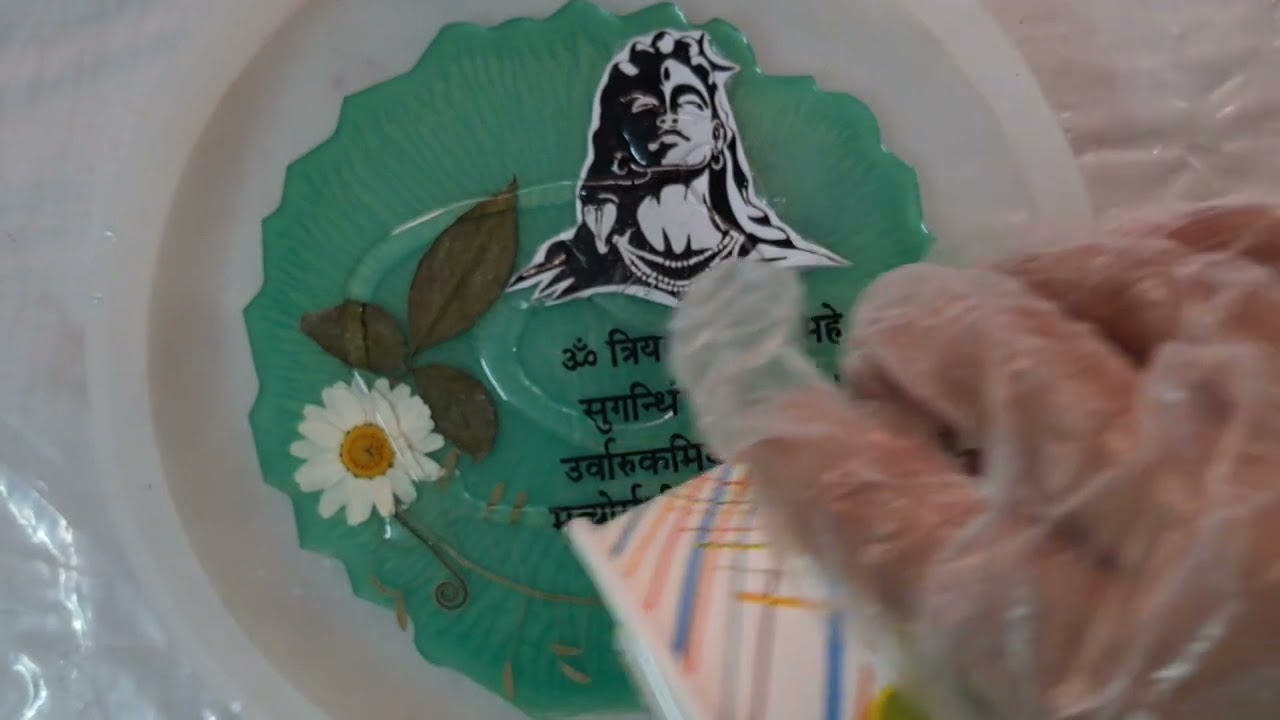 Resin Mantra frame l Shiv ji mantra frame l mahamrutyunjay mantra l