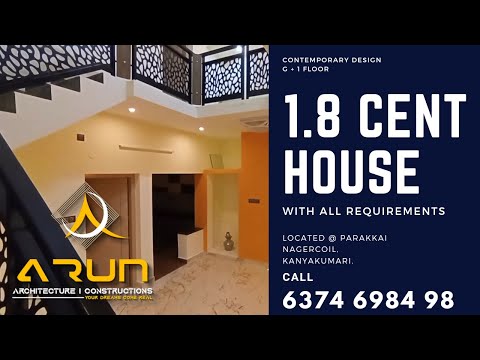 1.8 Cent House Contemporary Design — Parakkai