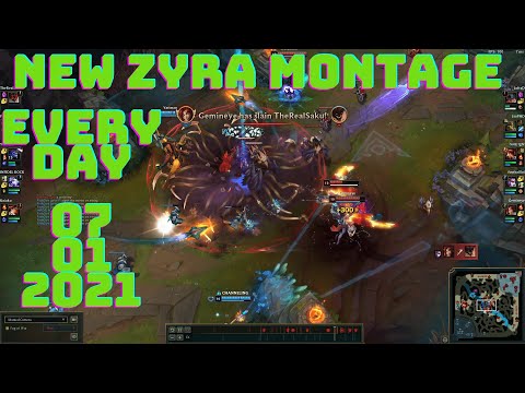 Daily Zyra Montage - Malphite Mutilation and Comet Double kill