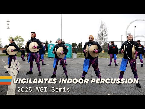 Vigilantes Indoor Percussion Cymbal Line 2025 / WGI Semis / In the Lot with Seavine