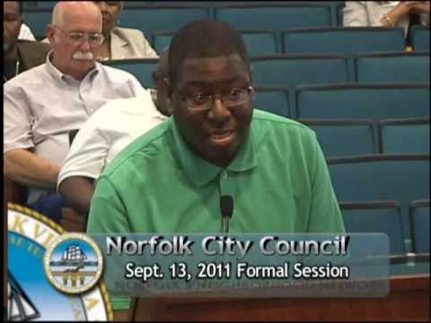 Formal 09/13/11 Session - Norfolk City Council
