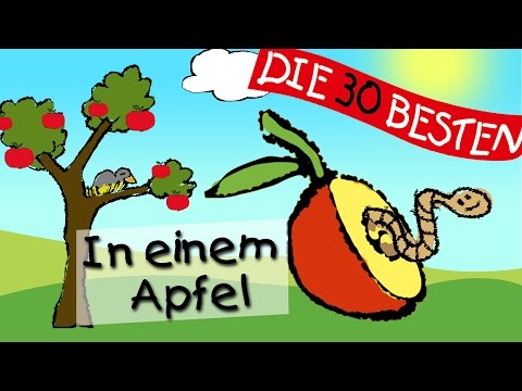 In einem Apfel - Die besten Kindergartenlieder || Kinderlieder