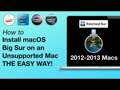Install Big Sur on Unsupported Mac with Patched Sur - Full Walkthrough! [THE EASY WAY!!!] 2012-2013