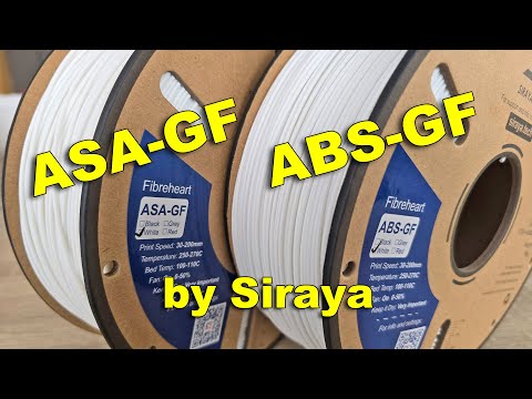 ABS-GF vs ASA-GF by Siraya Tech: Which Filament Performs Better?