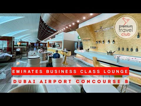 Emirates Business Class Lounge in Dubai Airport (Terminal 3, Concourse B)