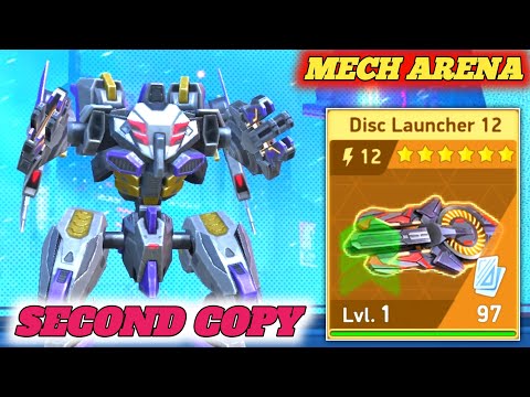 Finally Disc Launcher 12 Upgrade Second Copy 🔥🔥 - Mech Arena