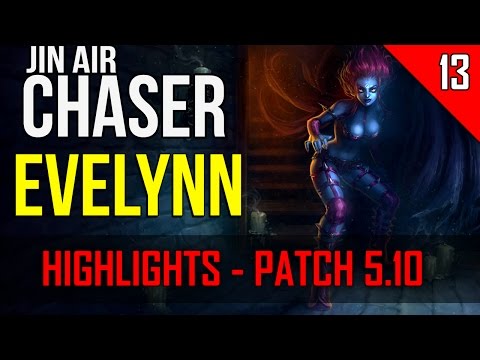 Jin Air Chaser Plays Evelynn Jungle Gameplay - S5 Challenger Match #13