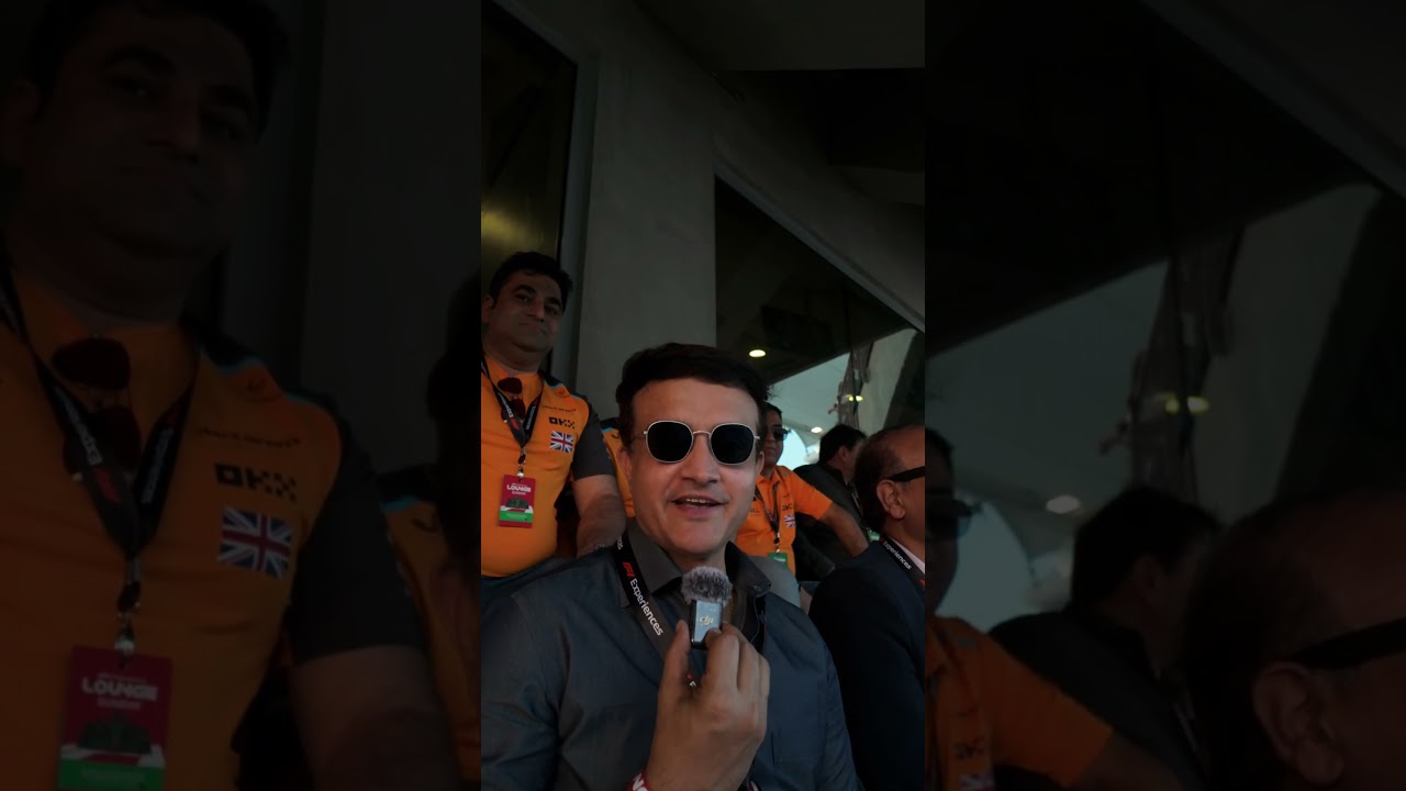 Sourav Ganguly at the Abu Dhabi GP with DreamSetGo!