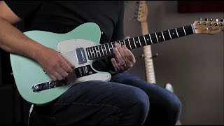 Video thumbnail for Fender American Performer Telecaster Hum (surf green) by Rich Bischoff