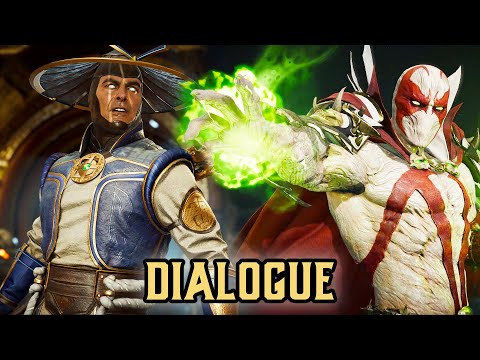 THUNDER GOD MEETS HELLSPAWN DIALOGUE - MORTAL KOMBAT 11 ULTIMATE VERSION
