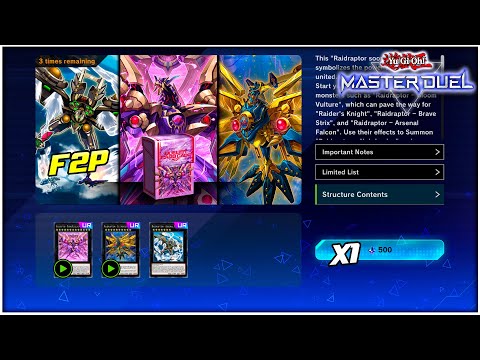 F2B BUILD! NEW Raidraptor Structure Deck - Reunion of Raiders! | Combo Guide | Yu-Gi-Oh! Master Duel