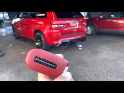 Jeep Grand Cherokee TRACKHAWK Corsa exhaust & K&N intake 🔥🔥