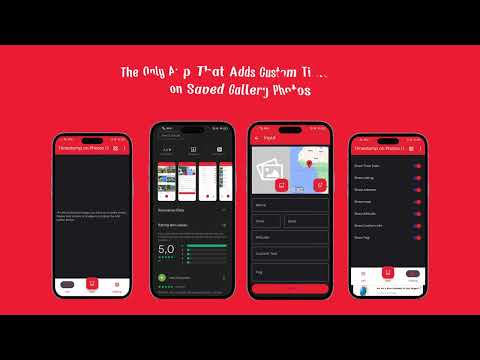 Add Timestamp Manual on Photos