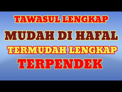 tawasul singkat teks indonesia /latin